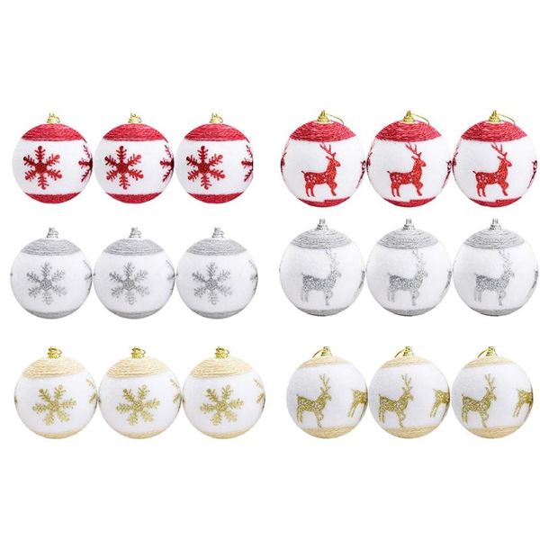 party decoration christmas xmas tree ball decorations for home bauble hanging ornament decor supplies 3pcs 7.5cm
party decoration christmas xmas tree ball decorations for home bauble hanging ornament decor supplies 3pcs 7.5cm