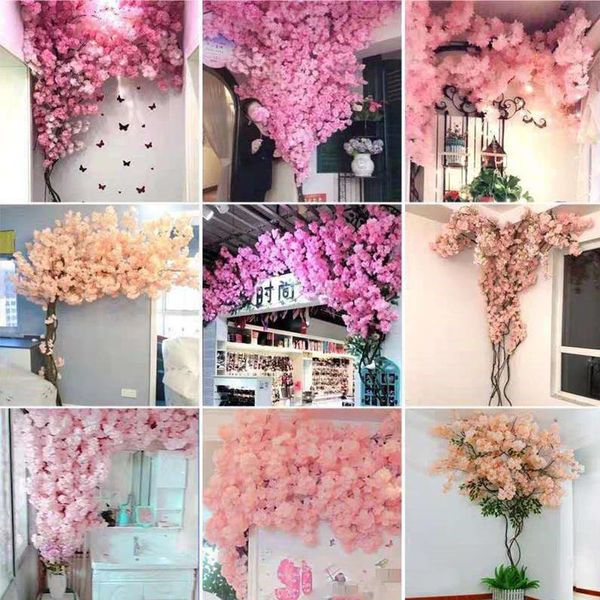 decorative flowers & wreaths artificial cherry tree pink branch silk flower diy wedding decoration wall home outdoor
decorative flowers & wreaths artificial cherry tree pink branch silk flower diy wedding decoration wall home outdoor