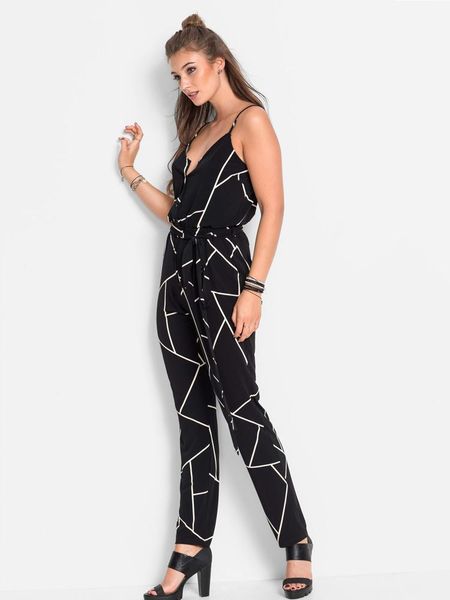 women's jumpsuits & rompers summer women plus size black printed jumpsuit casual sleeveless sling one piece suit 2021 streetwear clothe, Black;white
women's jumpsuits & rompers summer women plus size black printed jumpsuit casual sleeveless sling one piece suit 2021 streetwear clothe, Black;white