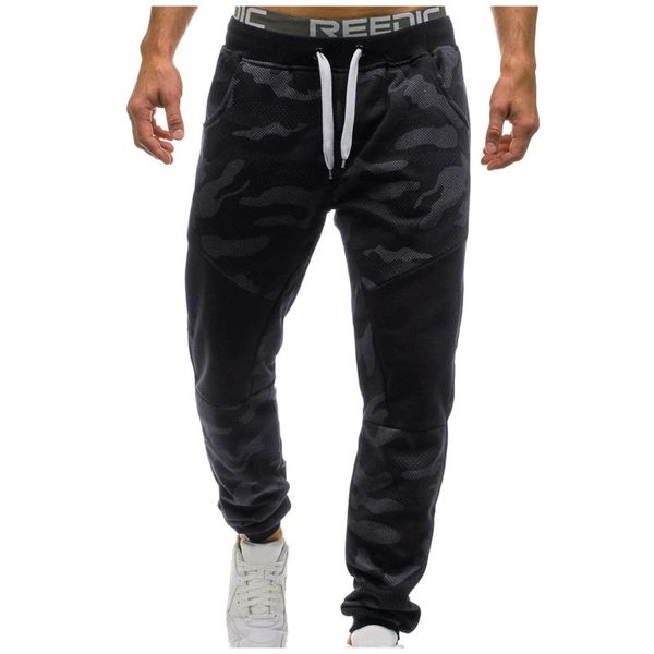 men's pants men casual color matching camouflage jogging elastic mid-waist sweatpants fashion comfy pant fast, Black
men's pants men casual color matching camouflage jogging elastic mid-waist sweatpants fashion comfy pant fast, Black