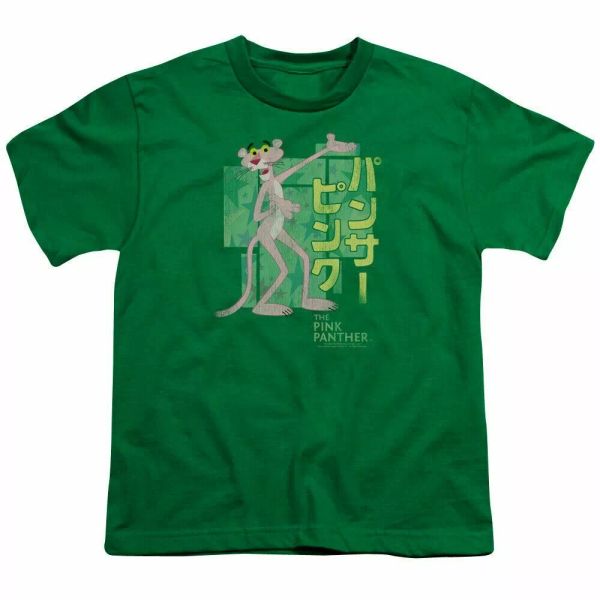 Pink Panther Asian Letters Kids Youth T Shirt Licensed Cartoon Tee Kelly Green, White;black
Pink Panther Asian Letters Kids Youth T Shirt Licensed Cartoon Tee Kelly Green, White;black
