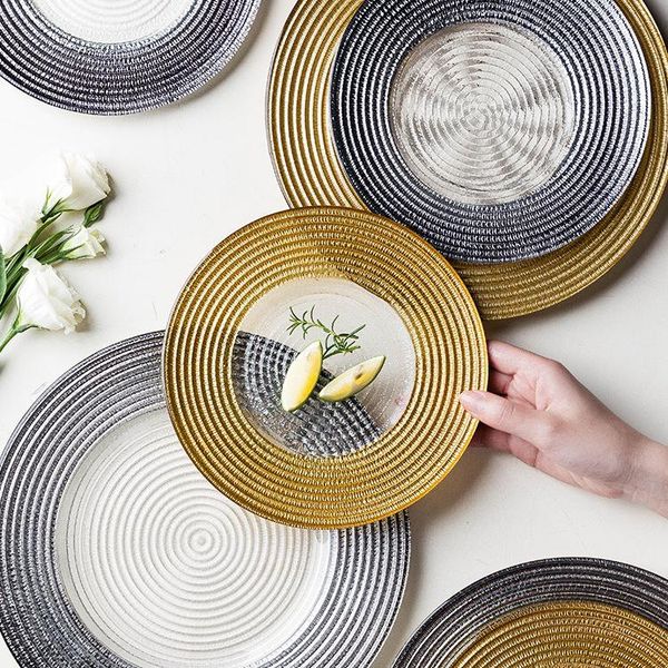 dishes & plates decorative dinner salad serving luxury glass golden round clear dish plat salade tableware eh60sp
dishes & plates decorative dinner salad serving luxury glass golden round clear dish plat salade tableware eh60sp