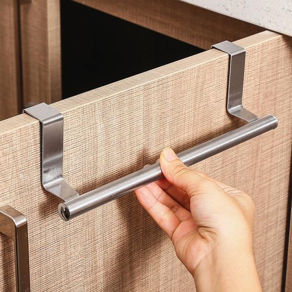 hooks & rails 1pc over door towel stand rack storage stainless steel bathroom kitchen cupboard universal hanging sundries shelf organizer
hooks & rails 1pc over door towel stand rack storage stainless steel bathroom kitchen cupboard universal hanging sundries shelf organizer