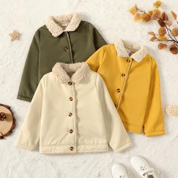 jackets patpat kid boy/kid girl lapel collar button design fleece lined jacket coat, Blue;gray
jackets patpat kid boy/kid girl lapel collar button design fleece lined jacket coat, Blue;gray