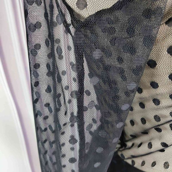 dress black sweater 2 polka dot joint see through transparent shirts with tulle elastic lining skirt waistline plied for women khcz, Black;gray
dress black sweater 2 polka dot joint see through transparent shirts with tulle elastic lining skirt waistline plied for women khcz, Black;gray