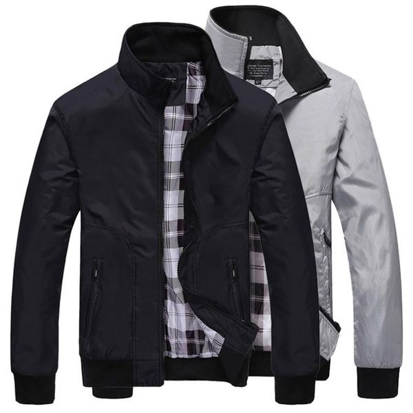 men's jackets spring jacket stand collar man waterproof windbreaker for men style coat 2021 autumn male casual clothing cardigan, Black;brown
men's jackets spring jacket stand collar man waterproof windbreaker for men style coat 2021 autumn male casual clothing cardigan, Black;brown