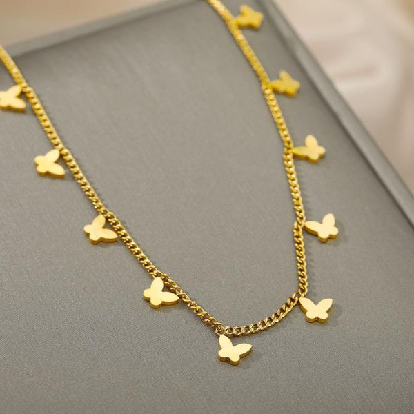 chains elegant butterfly necklaces for women friends gold chain female necklace harajuku wedding engagement jewelry gift 2021, Silver
chains elegant butterfly necklaces for women friends gold chain female necklace harajuku wedding engagement jewelry gift 2021, Silver