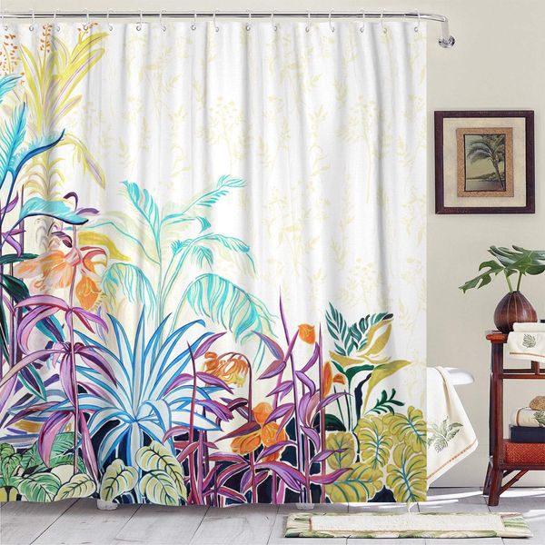 tropical palm jungle plant shower curtain set, watercolor rustic herb leaf fabric shower curtains modern bathroom curtain decor,
tropical palm jungle plant shower curtain set, watercolor rustic herb leaf fabric shower curtains modern bathroom curtain decor,