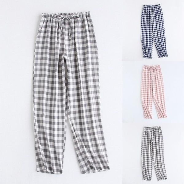 men's sleepwear soft cotton men women pajamas home pants plaid print trousers fashion male female casual homewear sleep, Black;brown
men's sleepwear soft cotton men women pajamas home pants plaid print trousers fashion male female casual homewear sleep, Black;brown