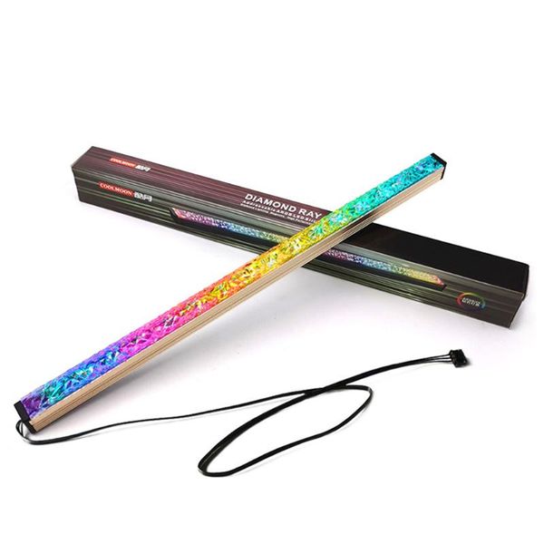 280mm aluminum alloy rgb computer light bar 5v 4 pin magnetic pc case led strip motherboard luminous color decor acces fans & coolings
280mm aluminum alloy rgb computer light bar 5v 4 pin magnetic pc case led strip motherboard luminous color decor acces fans & coolings