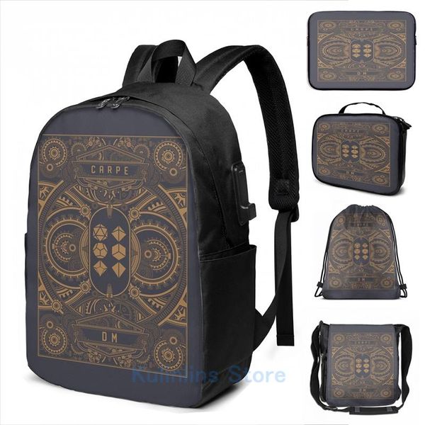 backpack funny graphic print carpe diem polyhedral dice set tablerpg usb charge men school bags women bag travel laptop
backpack funny graphic print carpe diem polyhedral dice set tablerpg usb charge men school bags women bag travel laptop