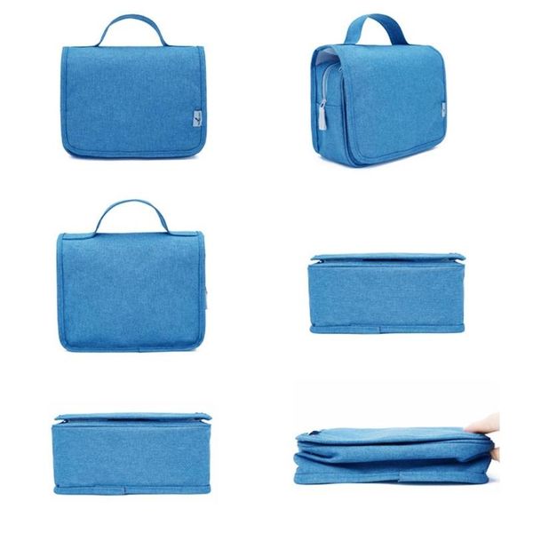 storage bags potable travel folding bag blue make up toiletry with hook organizer cosmetic ecologicas reutilizables
storage bags potable travel folding bag blue make up toiletry with hook organizer cosmetic ecologicas reutilizables