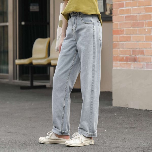 summer fengya same female pants loose light color tube wide leg fashion, Blue
summer fengya same female pants loose light color tube wide leg fashion, Blue