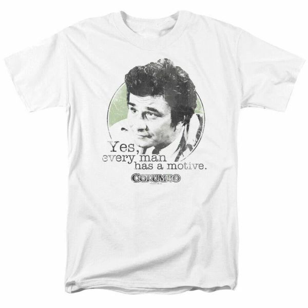 columbo motive t shirt mens licensed classic tv merchandise frank columbo white, White;black
columbo motive t shirt mens licensed classic tv merchandise frank columbo white, White;black