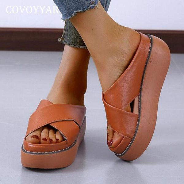 slippers covoyyar 2021 summer shoes women platform cross-tied beach casual chunky sole slides big size 35-43 wsl175, Black
slippers covoyyar 2021 summer shoes women platform cross-tied beach casual chunky sole slides big size 35-43 wsl175, Black