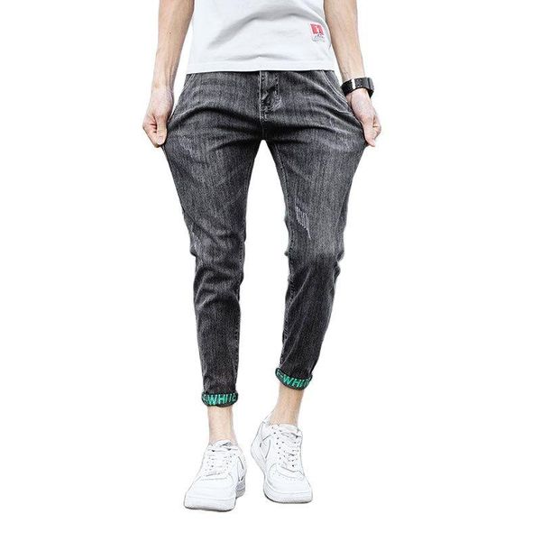 men's jeans fashion 2021 slim feet trousers korean grey stretch casual trendy pants men teenagers cowboy ankle length denim, Blue
men's jeans fashion 2021 slim feet trousers korean grey stretch casual trendy pants men teenagers cowboy ankle length denim, Blue