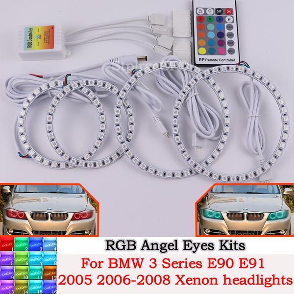 other lighting system drl angel eyes led rgb ccfl smd headlight 4 ring set for 3 series e90 e91 2005 2006 2007 2008 xenon headlights acc
other lighting system drl angel eyes led rgb ccfl smd headlight 4 ring set for 3 series e90 e91 2005 2006 2007 2008 xenon headlights acc