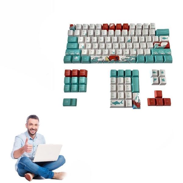 coral sea xda height dye-sub keycaps pbt key caps gift full keys 108 set for keyboard y2g0 keyboards
coral sea xda height dye-sub keycaps pbt key caps gift full keys 108 set for keyboard y2g0 keyboards