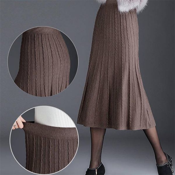 tld quality products coffee knitted straight skirt spring autumn pleated skirt high waist bodycon elegant long skirts for women 210319, Black
tld quality products coffee knitted straight skirt spring autumn pleated skirt high waist bodycon elegant long skirts for women 210319, Black