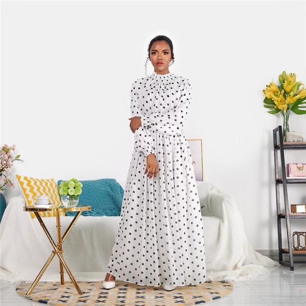 casual dresses ramadan eid mubarak abaya turkey fashion white and green dots tight waist islamic clothing model in dubai kaftan dress, Black;gray
casual dresses ramadan eid mubarak abaya turkey fashion white and green dots tight waist islamic clothing model in dubai kaftan dress, Black;gray