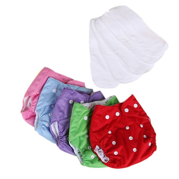 cloth diapers 5 diapers+ inserts adjustable reusable lot baby washable diaper nappies
cloth diapers 5 diapers+ inserts adjustable reusable lot baby washable diaper nappies