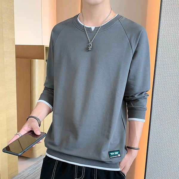 men's hoodies & sweatshirts spring and autumn sweater long-sleeved t-shirt trend bottoming shirt 2021 outer wear jacket, Black
men's hoodies & sweatshirts spring and autumn sweater long-sleeved t-shirt trend bottoming shirt 2021 outer wear jacket, Black