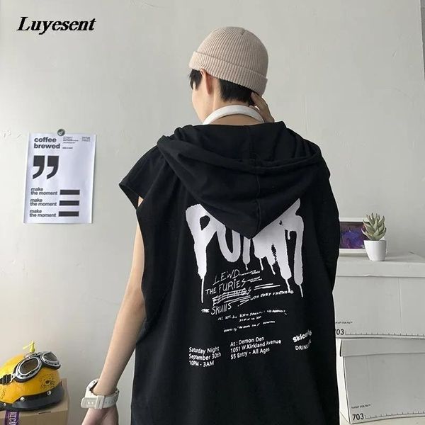 women man punk print cool sleeveless t shirt 2021 summer lady hooded gothic streetwear loose pullover hip-hop plus size 3xl women's t-s, White
women man punk print cool sleeveless t shirt 2021 summer lady hooded gothic streetwear loose pullover hip-hop plus size 3xl women's t-s, White