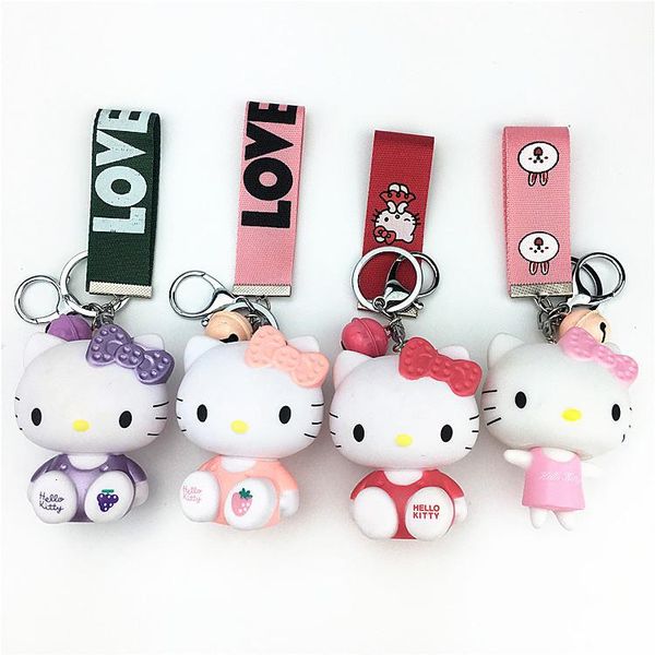 creative cartoon key chain classic doll ribbon love features with pendant small gifts, Silver
creative cartoon key chain classic doll ribbon love features with pendant small gifts, Silver