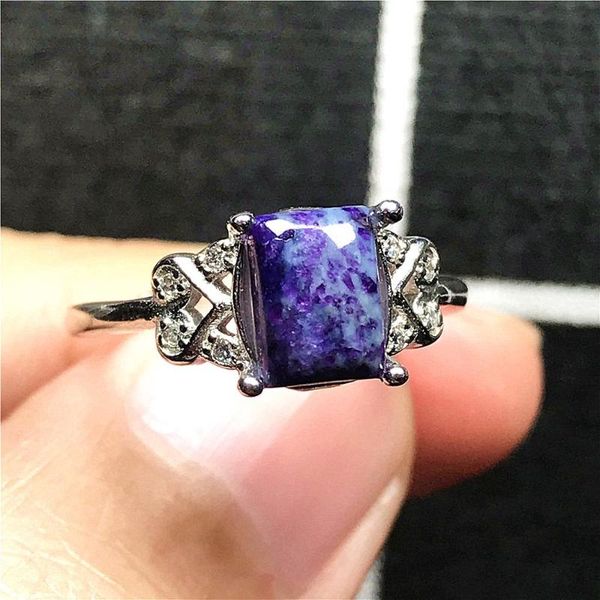 cluster rings 7.5mm natural purple sugilite ring jewelry for woman man 925 silver anticancer stone bead crystal fashion adjustable, Golden;silver
cluster rings 7.5mm natural purple sugilite ring jewelry for woman man 925 silver anticancer stone bead crystal fashion adjustable, Golden;silver