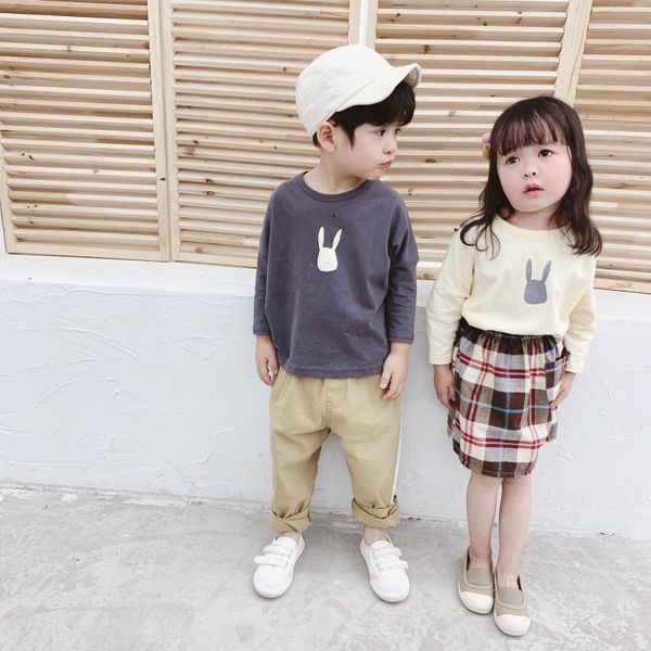2021 Kids T-shirts Children Tops Clothes Tee Baby Boys Girls Long Sleeve Tshirt 2-6 Years Old Fashion Child Clothing 100% Cotton, Beige
2021 Kids T-shirts Children Tops Clothes Tee Baby Boys Girls Long Sleeve Tshirt 2-6 Years Old Fashion Child Clothing 100% Cotton, Beige