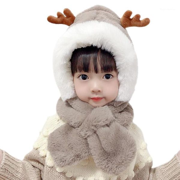 caps & hats cartoon antler scarf one-piece hat sweet cute plush cold-proof boygirl .1, Yellow
caps & hats cartoon antler scarf one-piece hat sweet cute plush cold-proof boygirl .1, Yellow