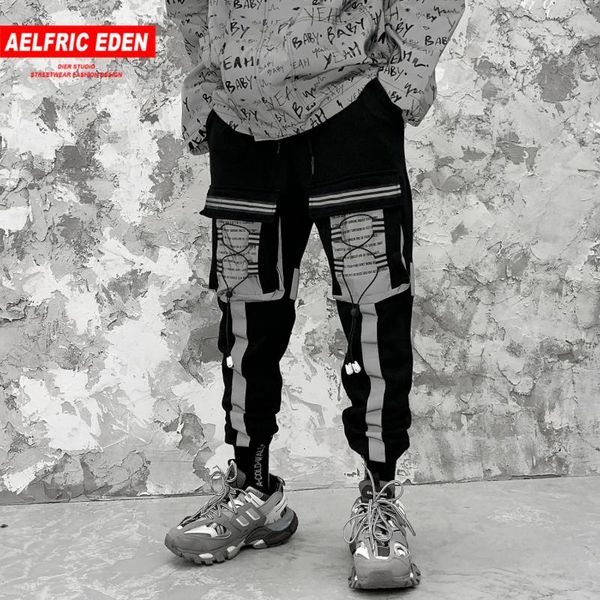 men's pants aelfric reflective drawstring male harem cargo harajuku fashion streetwear sweatpants hip hop casual joggers men trousers, Black
men's pants aelfric reflective drawstring male harem cargo harajuku fashion streetwear sweatpants hip hop casual joggers men trousers, Black
