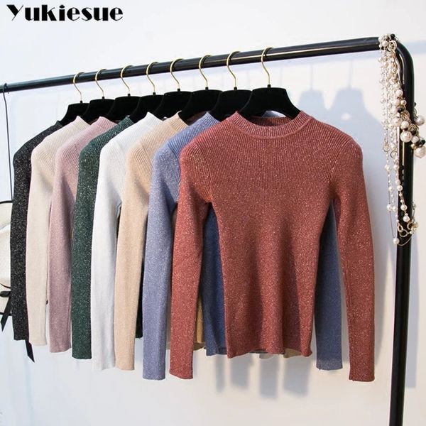 sweater woman long sleeve blingbling winter cardigan women's sweater shirt ladies pullover sweaters for women plus size 210519, White;black
sweater woman long sleeve blingbling winter cardigan women's sweater shirt ladies pullover sweaters for women plus size 210519, White;black