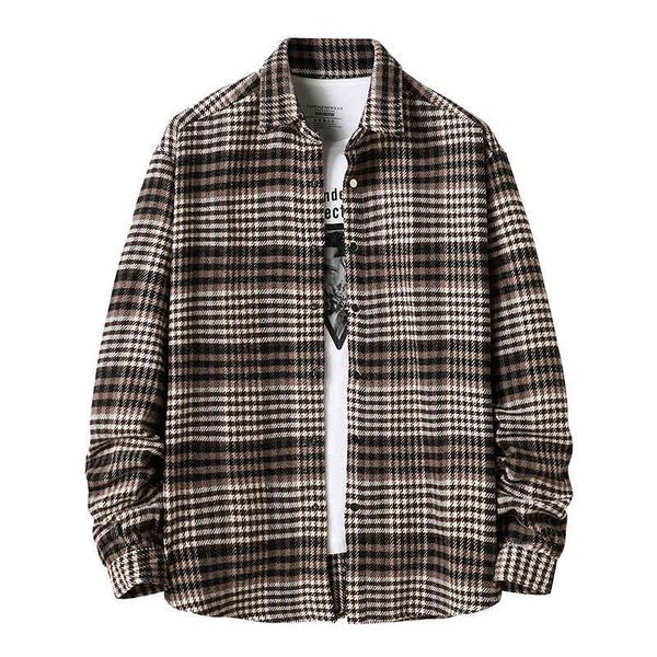 men's jackets american plaid shirt, autumn shirt with long sleeves, european-sized men's shirts hexj, Black;brown
men's jackets american plaid shirt, autumn shirt with long sleeves, european-sized men's shirts hexj, Black;brown
