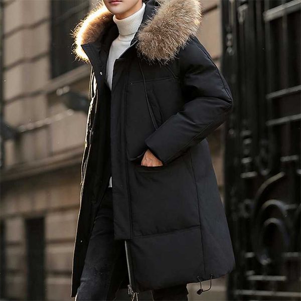mens warm jacket winter parka fur collar windbreaker down coat thick black coat male casual autumn warm windpoof jackets mens 211206
mens warm jacket winter parka fur collar windbreaker down coat thick black coat male casual autumn warm windpoof jackets mens 211206