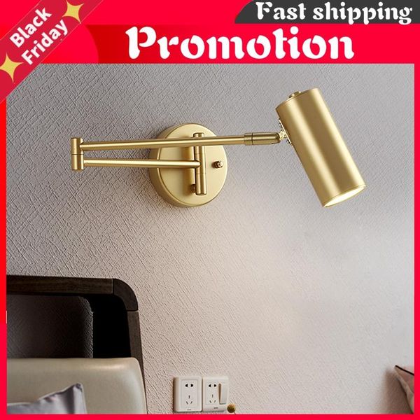 wall lamps (e27 bulb for led lamp golden light fixture adjustable angle/ length sconce bedroom/bathroom/mirror
wall lamps (e27 bulb for led lamp golden light fixture adjustable angle/ length sconce bedroom/bathroom/mirror