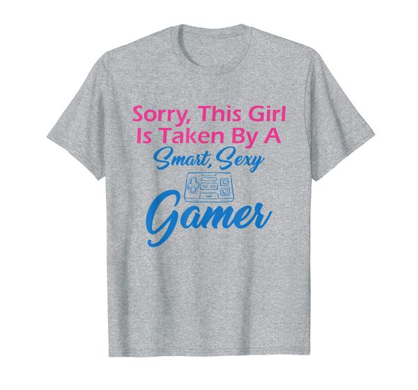 this girl is taken by a smart gamer tshirt - gaming tee, White;black
this girl is taken by a smart gamer tshirt - gaming tee, White;black