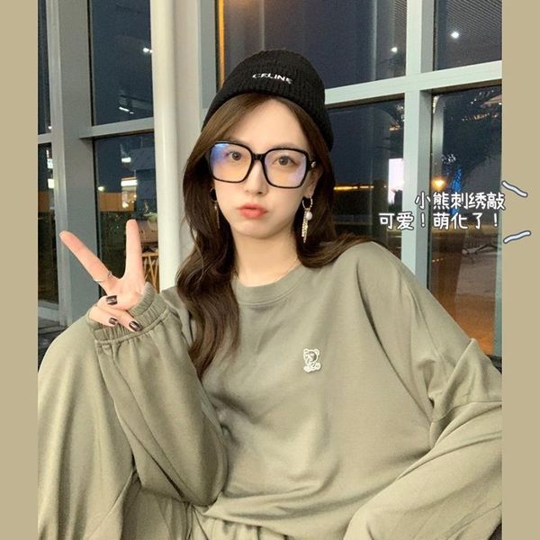 women's sweaters xia shiwen airport wind air layer sports sweater set autumn waist / loose legged pants, White;black
women's sweaters xia shiwen airport wind air layer sports sweater set autumn waist / loose legged pants, White;black