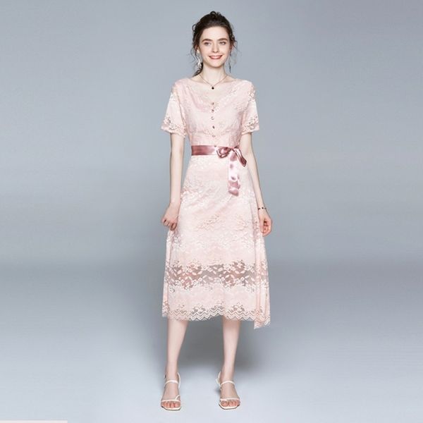 llzacoosh elegant pink lace women summer v neck short sleeve slim office work long midi dresses 210514, Black;gray
llzacoosh elegant pink lace women summer v neck short sleeve slim office work long midi dresses 210514, Black;gray