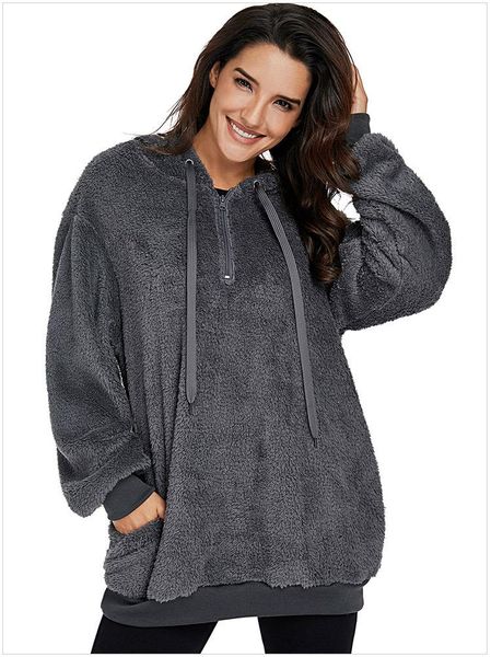 women's hoodies & sweatshirts 2021 7 colors warm furry pullover hoodie women winter autumn long sleeve front zipper, Black
women's hoodies & sweatshirts 2021 7 colors warm furry pullover hoodie women winter autumn long sleeve front zipper, Black