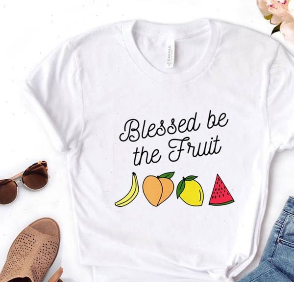 womens t shirts blessed be the fruit print women tshirt cotton casual funny shirt gift for lady yong girl top, White
womens t shirts blessed be the fruit print women tshirt cotton casual funny shirt gift for lady yong girl top, White