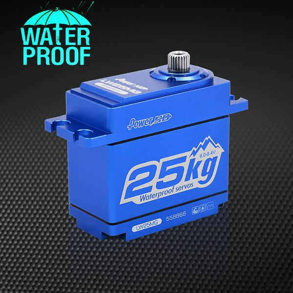 Power HD LW-25MG 25KG/0.14S Waterproof High Torque Metal Gear Standard Digital Servo for Traxxas TRX-4 KM2 1/8 1/10 RC Car Toys
Power HD LW-25MG 25KG/0.14S Waterproof High Torque Metal Gear Standard Digital Servo for Traxxas TRX-4 KM2 1/8 1/10 RC Car Toys