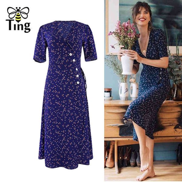 vintage elegant v neck floral print wrap dress france chic slip women summer party dresses casual office work vestidos 210513, Black;gray
vintage elegant v neck floral print wrap dress france chic slip women summer party dresses casual office work vestidos 210513, Black;gray
