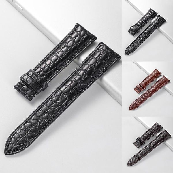 watch bands real alligator strap genuine leather for men or women accessories 12 - 24mm, Black;brown
watch bands real alligator strap genuine leather for men or women accessories 12 - 24mm, Black;brown