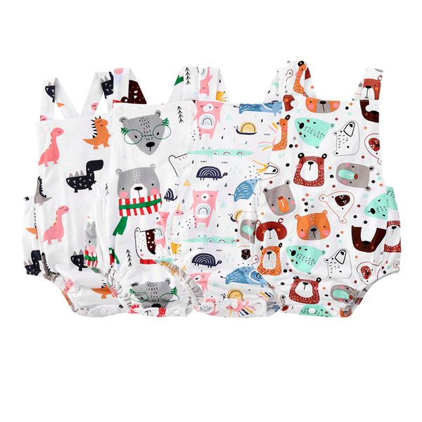 2021 newborn baby infant summer clothing fashion girls boys clothes cartoon animal print sleeveless romers jumpsuits overalls, Blue
2021 newborn baby infant summer clothing fashion girls boys clothes cartoon animal print sleeveless romers jumpsuits overalls, Blue