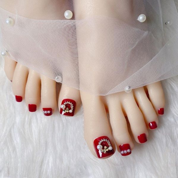 nail gel 24pcs pearl weath toenails patch glue type glitter removable short paragraph fashion manicure false, Red;pink
nail gel 24pcs pearl weath toenails patch glue type glitter removable short paragraph fashion manicure false, Red;pink