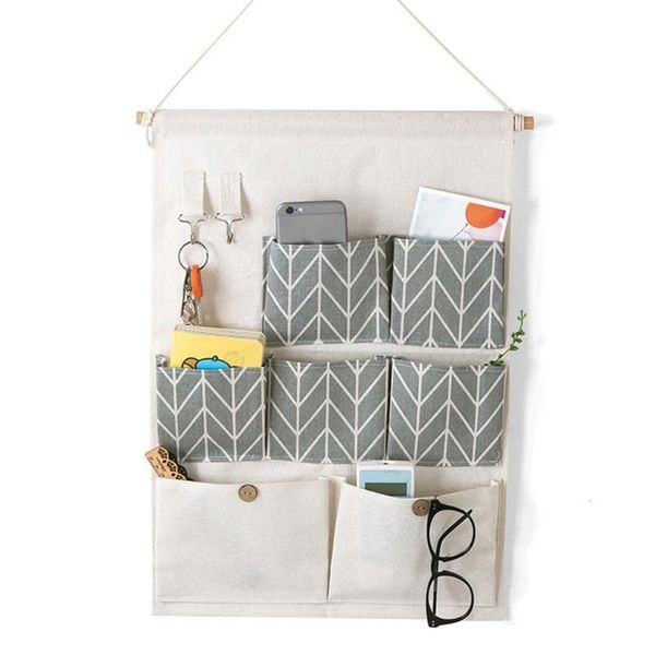 hanging baskets creative waterproof cotton linen wall storage bag 7 pockets organizer debris for bedroom bathroom
hanging baskets creative waterproof cotton linen wall storage bag 7 pockets organizer debris for bedroom bathroom