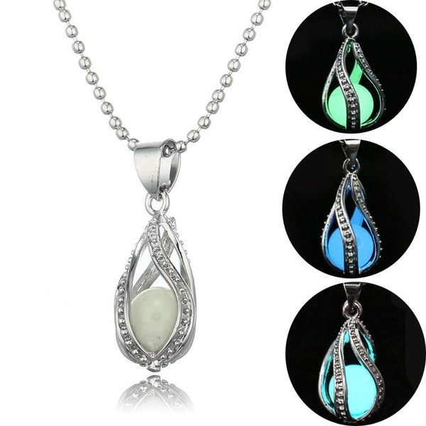 pendant necklaces luminous beads water drop necklace for women chain glowing stone girls gifts kpop collier femme, Silver
pendant necklaces luminous beads water drop necklace for women chain glowing stone girls gifts kpop collier femme, Silver