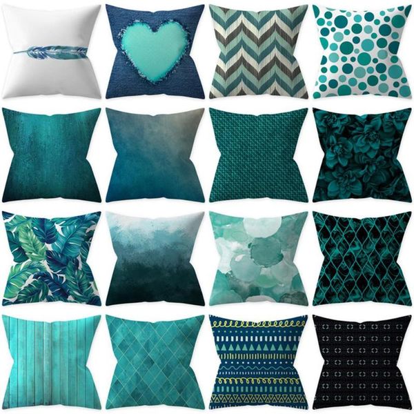geometric pillow case 45x45 teal blue cushion covers decorative throw pillowcases for sofa couch living room #bw cushion/decorative
geometric pillow case 45x45 teal blue cushion covers decorative throw pillowcases for sofa couch living room #bw cushion/decorative