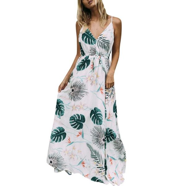 women's maternity sleeveless suspender leaf print dress pregnant dresses, White
women's maternity sleeveless suspender leaf print dress pregnant dresses, White
